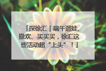 探徐汇｜端午遛娃、撒欢、买买买，徐汇这些活动超“上头”！